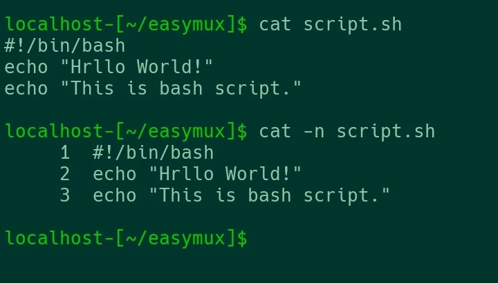 cat - easymux