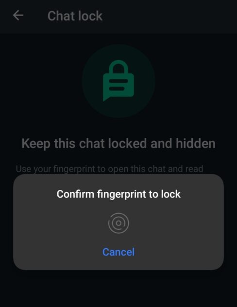Whatsapp - Chat Lock